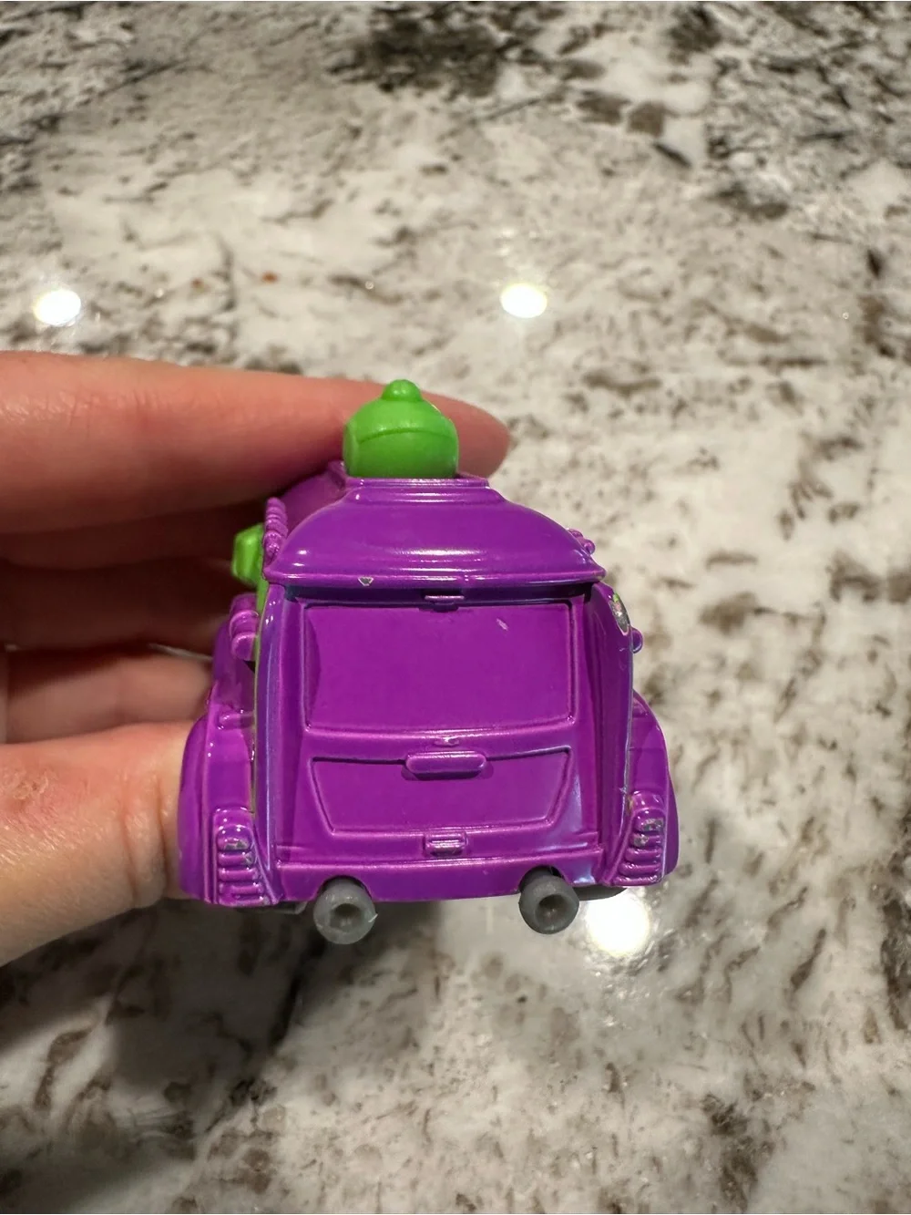 DC Batwheels Prank Purple and Green Kids Toy Vehicle - Playful Cartoon Face